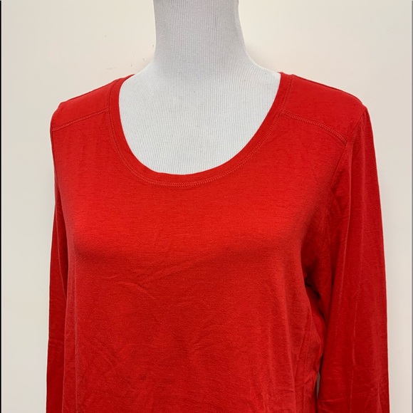 A.N.A. a new approach Red long sleeve top. Size XL - Picture 2 of 8